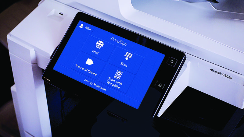 Écran scanner DocuSign Écran scanner DocuSign